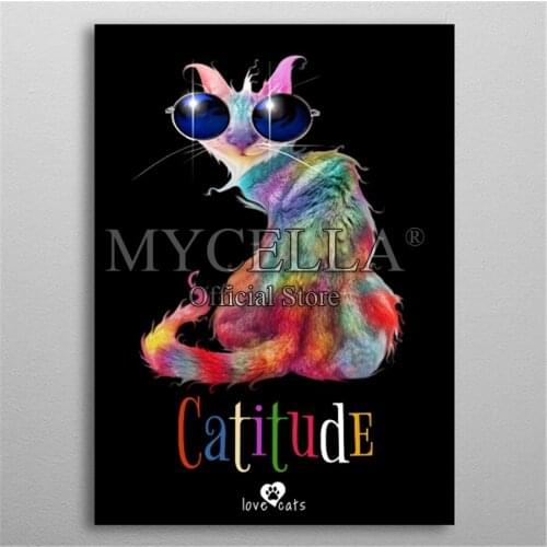 Full 5D DIY Diamond Painting Love Cats Animals Diamond Embroidery Cross Stitch Diamond Mosaic Home decoration Supplies Posters