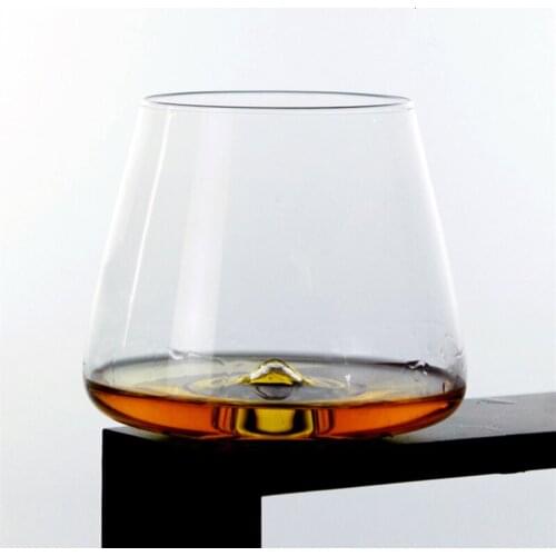 Hot Creative Eddy Whisky Glasses Whiseddy Swirl Ice Cake Rock Whiskey Tumbler Glass XO Chivas Cognac Brandy Snifter Red Wine Cup