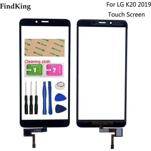 Touch Panel For LG K20 2019 Touch Screen Panel Sensor Digitizer Front Glass Outer Lens Touchscreen K20 2019 Replacement