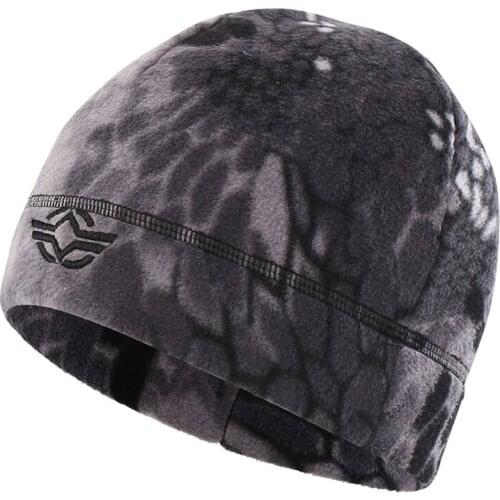 Brimless Hats Hip Hop Beanie Skullcap Street Knitted Hat Women Men Warm Knit Beanies Camouflage Winter Thick Cotton Hats