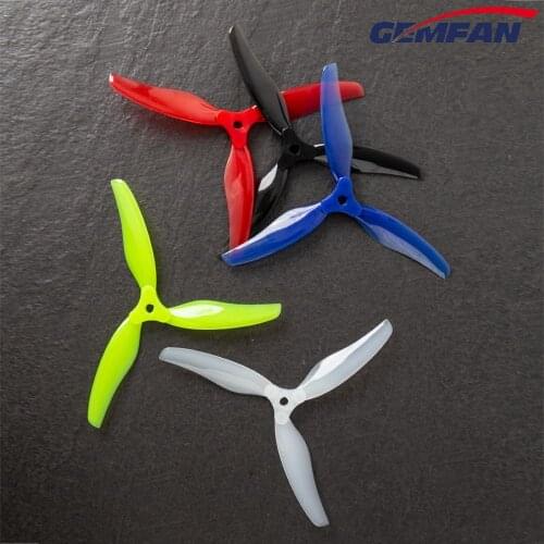 2Pairs Gemfan Floppy Proppy F5135 5.1X3.5X3 PC Foldable Propeller for RC FPV Racing Freestyle 5Inch 5.1Inch Drones