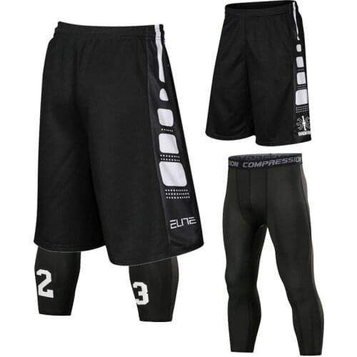 Men Basketball Shorts with Pockets Breathable Sports Quick Dry Training Fitness Running Basketball Shorts