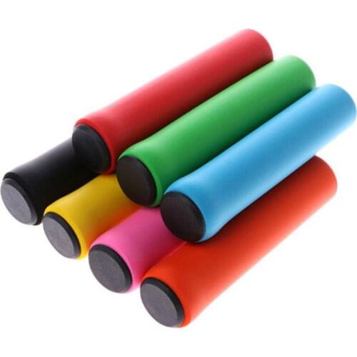 1Pair Bicycle Handle bar Grips Cover Outdoor MTB Mountain Bike Cycling Bicycle Silicone Anti-slip Handlebar Soft Grips