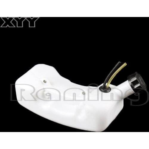 1pc 40-5 43CC Bevel Mouth Brush Cutter Fuel Tank Assy Fit For Lawn Mower Parts Universal Grass Trimmer Plastic Fuel Tank