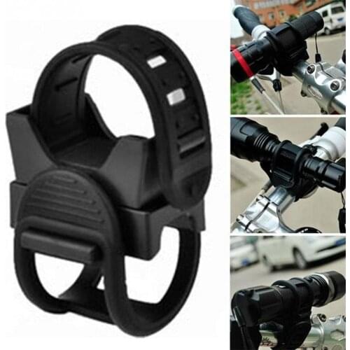 Hot 1pc Bicycle Light Holder Stand 360 Degree Rotation Universal Bicycle Headlight Holder Flashlight Rack MTB Bike Light Mount