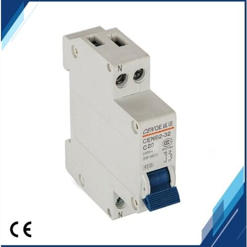 12 pcs Enjoy Price discount free shipping high end manufacture DPN 1P+N20A 230V~ 50HZ/60HZ miniature circuit breaker
