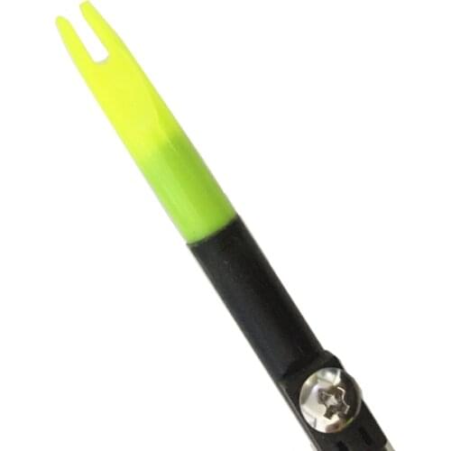 15/30pcs Arrow Nock for Fishing Arrows Long Bow Fiberglass Arrows 6mm Diameter for Compound/Recurve Bow Fishing Hunting