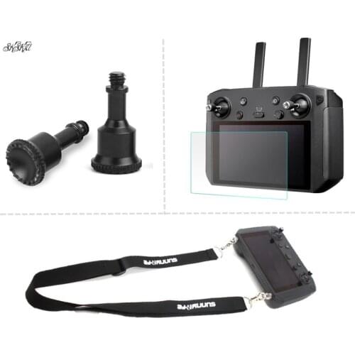 MAVIC 2 Smart remote control with screen kit shoulder strap + Thumb Rocker Handle + tempered glass film for dji mavic 2 pro zoom