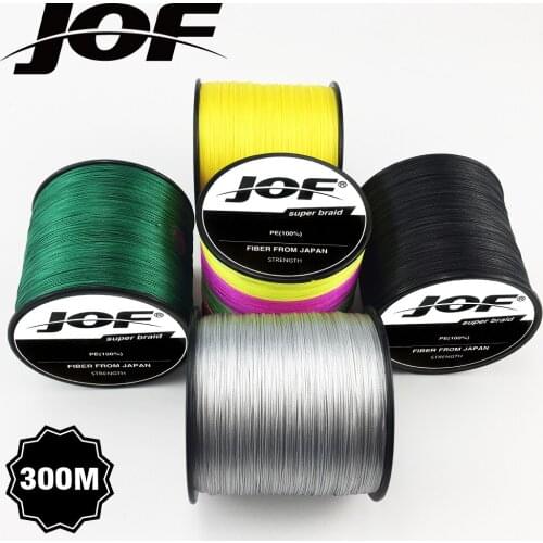 300M 8 Strands 4 Strands 10-80LB PE Braided Fishing Wire Multifilament Super Strong Fishing Line Japan Multicolor
