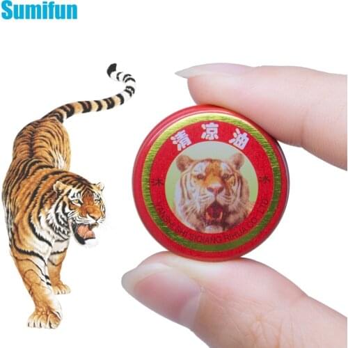 5Pcs Red Tiger Balm Ointment Cool Cream For Cold Headache Arthritis Muscle Rub Aches Refresh Dizziness Herbal Oil