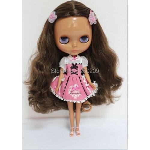 Free Shipping Newest 1/6 Naked Dark Blyth Doll,Blyth