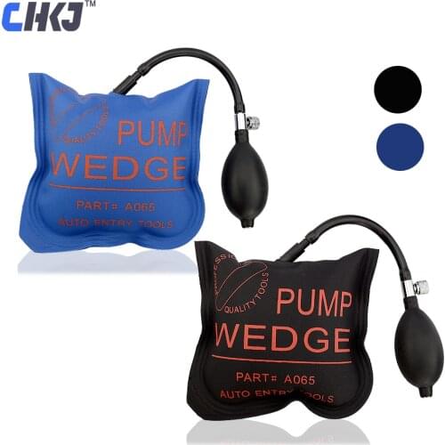 CHKJ Locksmith Tools Pump Wedge Automatic Air Wedge Airbag Lock Pick Set Open Car Door Window Hand Tool Inflated Shim 15cmx16cm