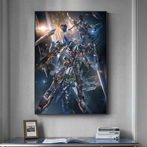GUNDAM-SEED Japanese Anime Canvas Art Painting Posters And Prints Robot Soldier Cartoon Wall Pictures For Living Room Decoration