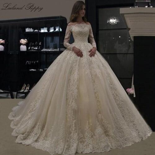 LCELAND POPPY Long Sleeve Wedding Dresses