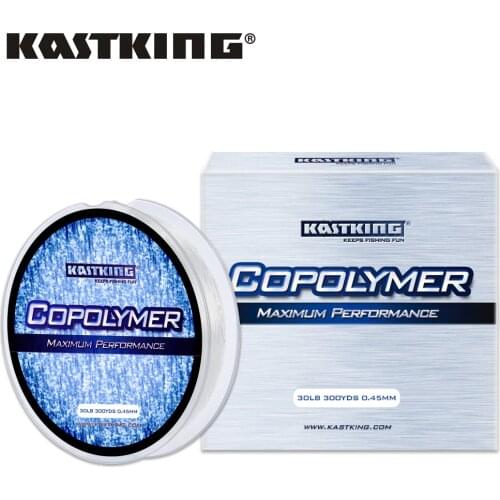 KastKing 275m Durable Monofilament Fishing Line Low Visibility Mono Nylon Line Leader Fishing Line for Lake River Fishing