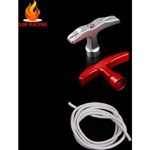 CNC Metal Easy Start Pull Starter Handle&Rope for 1/5 Hpi Rofun Rovan Km Mcd Gtb Fg Ddt Fid Racing Baja Losi 5ive T Rc Car Parts