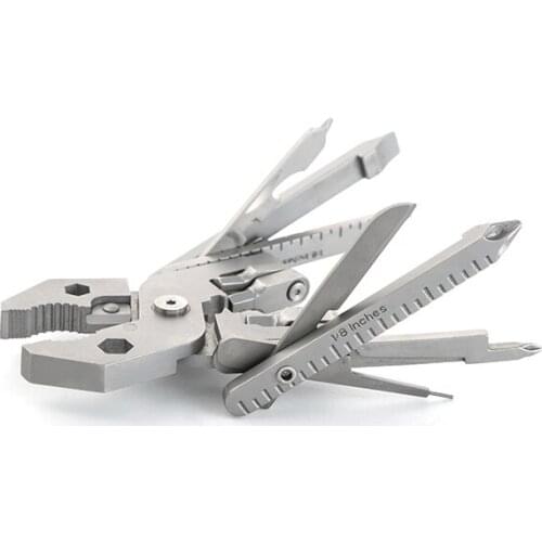 EDC multifunctional folding tool bottle opener screwdriver nail file bottle opener