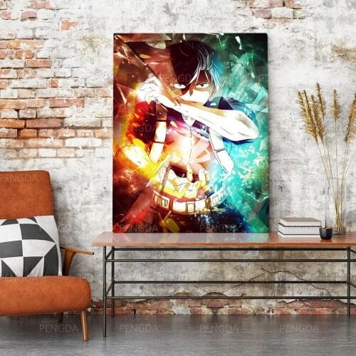 Wall Art Home Decor Cool Abstract Fire Ice Canvas Print Paintings Modern Poster Living Room Modular Pictures No Frame Artwork