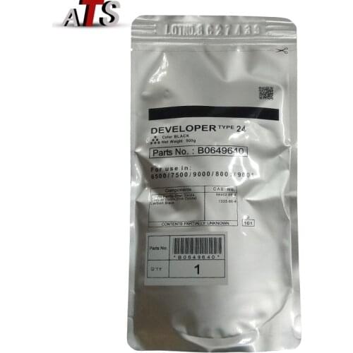 B064-9640 Black Developer powder Type 24 For Ricoh Aficio 1060 1075 2051 2060 2075 MP5500 MP6000 MP6500 MP7000 MP7500 MP8000