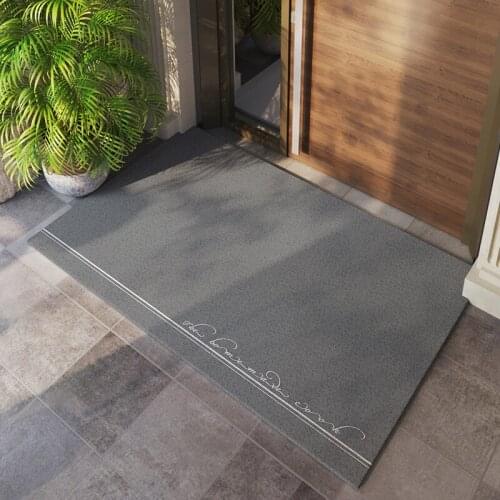 Dustproof Home Decor Mats Carpet Kitchen Mat Bathroom Mat PVC Non-slip Hallway Door Mat Carpet Custom Cuttable Entrance Doormats
