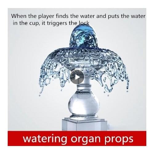 Real life games escape room props Watering flowers Unlock organ props Finished product props escape room game