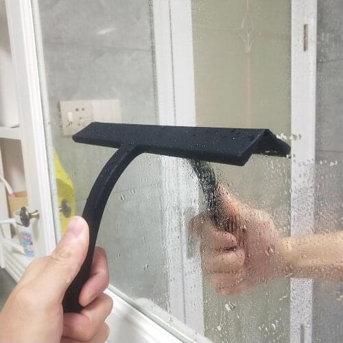 Glass Wiper Shower Squeegee Window Washing Brush Glass Cleaner For Windows Glass Scraper Silicone Spatula Bathroom Cleaning Tool