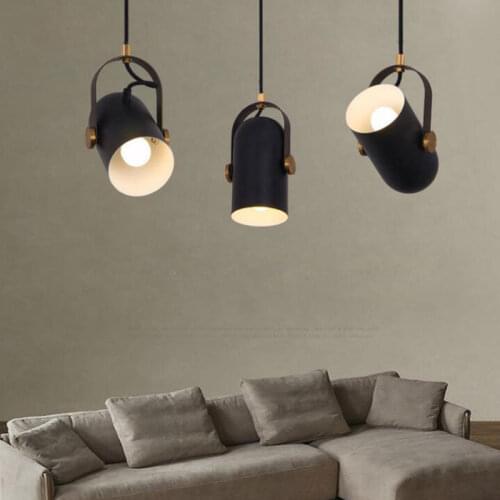 Nordic LED pendant light aluminum E27 restaurant bar kitchen/Dining Room Luminaire Exhibition hall Home Lighting