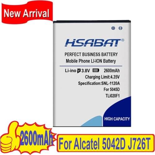 TLI020F1 Battery TLI020F2 For Alcatel PIXI 4 5045D / Pop 2 5042D J726T J726T-so2 J728T for TCL J726T C7 7040D / TCL J720 J720T