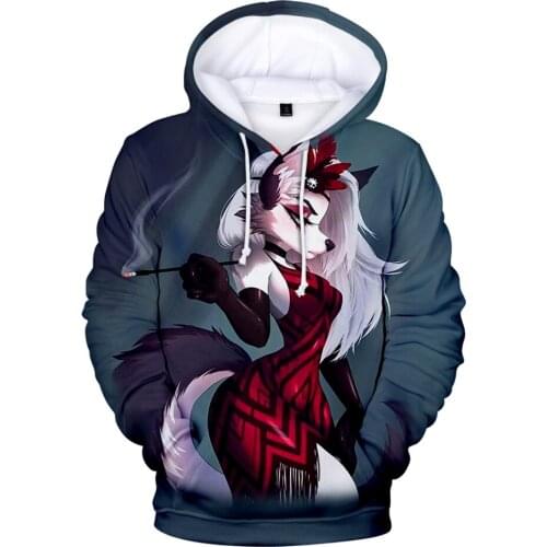 3D Hoodie Sweatshirts Helluva Boss Print Harajuku Hoodies Sportswear Clothes Men Women Hip Hop Style Hoodies Kids Fashion Tops