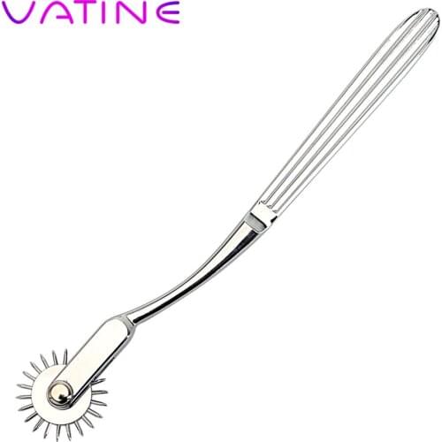 VATINE Wartenberg Pin Wheel Sex Roller Nipple Breast Penis Tongue Body Stimulator Adult Games Sex Toys for Couples Sex Products