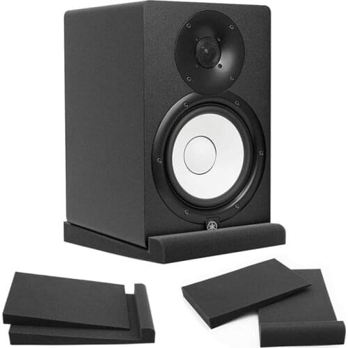 1 Set Soundproof Pad Studio Monitor Isolation Pad High Density Studio Monitor Isolation Pad for 5 Inch Speaker