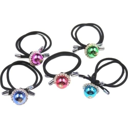 1PCS Colorful Ball Elastic Hair Bands For Girls Bohemian Headband Scrunchy Korean Fashion Kids Hair Accessories For Women 2018