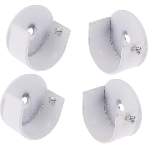 4Pcs Window Curtain Rod End Cover Drapery Pole Finial Window Treatment 29mm