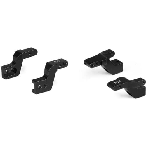 Aluminum front bumper mount +rear bumper mount for Ａxial Scx24 90081 C10 Jeep car parts