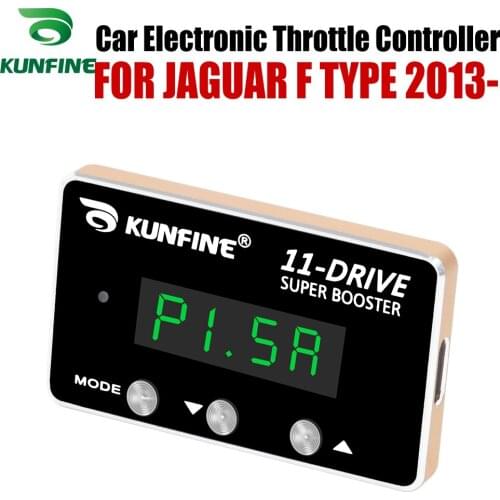KUNFINE Car Electronic Throttle Controller Racing Accelerator Potent Booster For JAGUAR F TYPE 2013-After Tuning Parts