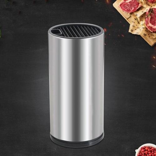 Large Capacity Kitchen Knives Block 8'' Inch Knives Holder Multifunctional Kitchen Knife Shelf For Cooking Knives Storage Rack