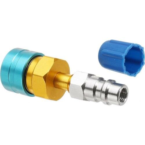 R1234YF to R134A Low Car Side Quick Coupler Auto Air-conditioning Hose Adapter Fitting Connector Tool