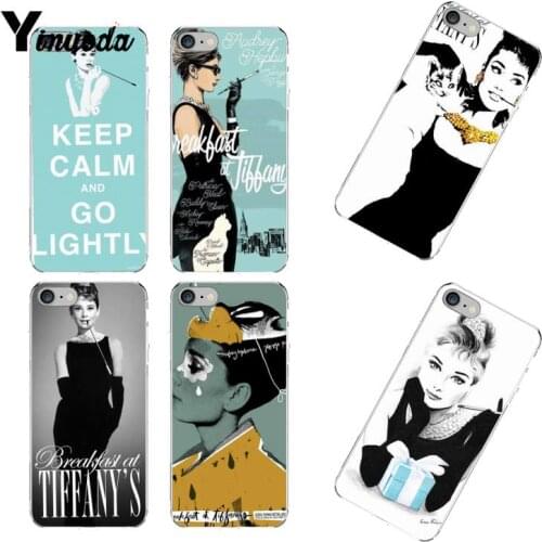 Yinuoda Breakfast At Tiffanys movie poster Phone Case Cover for iPhone 12 8 7 6 6S Plus X XS MAX 5 5S SE XR 11 12 pro promax
