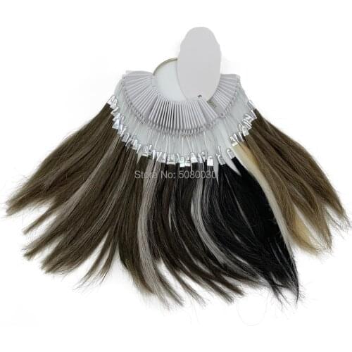 Human Remy Hair Color Ring For men and women toupee wig weft