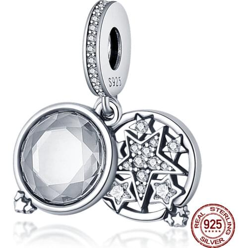 Qikaola Hot Sale 100% Real 925 Sterling Silver Mermaid Beads Charms Fit Original Pandora Bracelet&Bangle DIY Jewelry CMC006