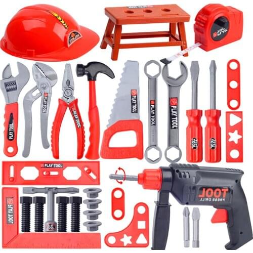 Childrens Toolbox Set Simulation Repair Tool Drill Screwdriver Repair Kit House Play Toys Tool Set Puzzle Toy Set For Kids