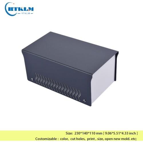 DIY junction box Iron electric box diy amplifier enclosure for electronic project box iron instrument case 230*140*110mm
