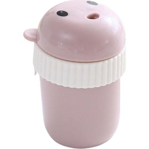 Toothpick Box Cartoon Bear Pattern Rotating Cover PP Household Toothpick Bottle for Kitchen Toothpick Box