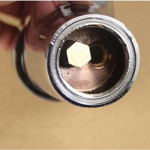 Hot and cold faucet converted into a single cold water faucet accessories copper plug hose plugging head DG03