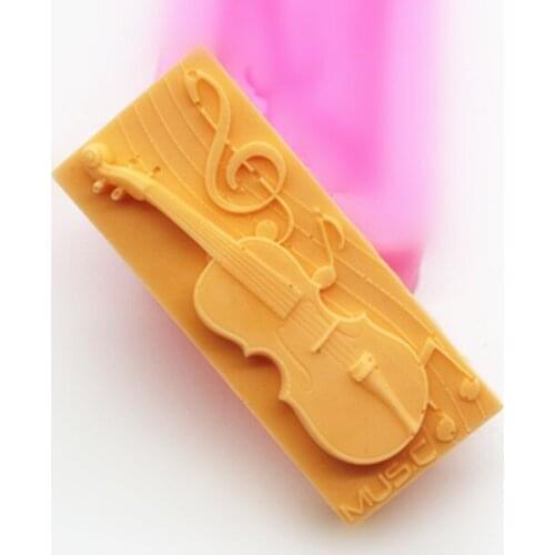 Wholesale!!1pcs Instrument (C435) Silicone Handmade Soap Mold Crafts DIY Mould