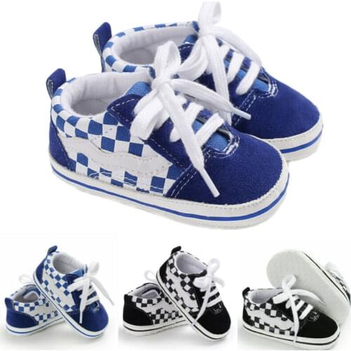 New Canvas Classic Sports Sneakers Newborn Baby Boys Girls First Walkers Shoes Infant Toddler Soft Sole Anti-slip Baby Shoes