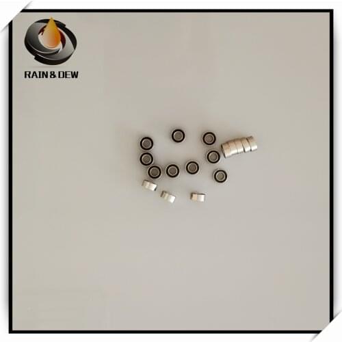10 Pcs SMR63 2RS 3x6x2.5 mm Stainless Steel Bearing SMR63-2RS ABEC-7 Anti-rust bearing MR63 Miniature Ball Bearing
