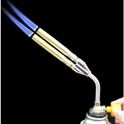 Portable Double tube Torch Welding Gun Butane flame gun