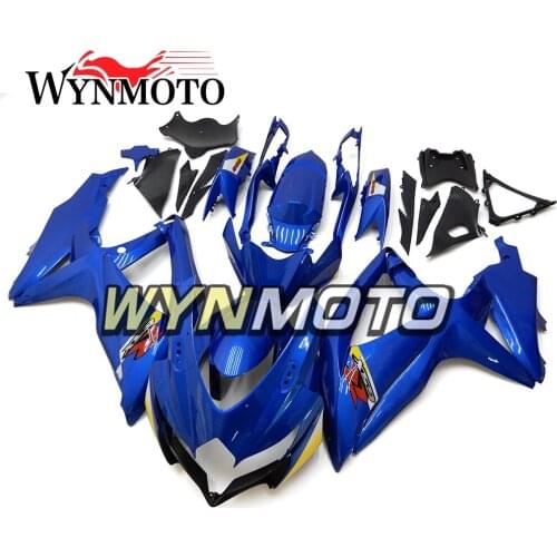Complete Fairings Kit For GSXR600 750 2008-2010 08 09 10 K8 Injection ABS Plastics Bodywork Blue Covers Fairings Frames Panels