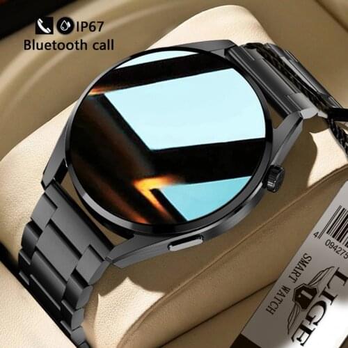 2021 New Bluetooth Call Smart Watch Men Full Touch Custom Dial Waterproof Smartwatch For Android iOS Sport Fitness Tracker Watch